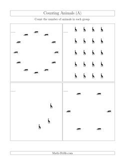 Counting Animals in Mixed Arrangements