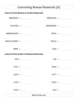 search roman numerals page 1 weekly sort