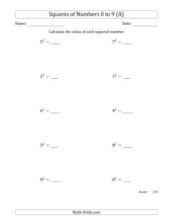 numbers homework