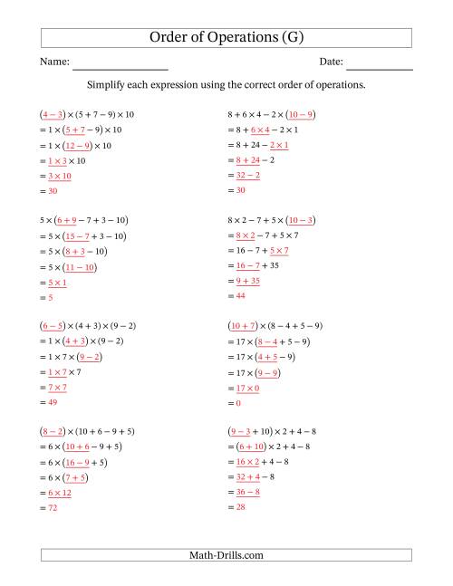 order of operations kuta 21 gobal creative platform for custom