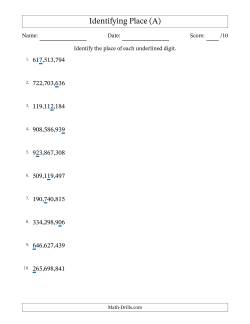 Identifying Place from Ones to Hundred Millions