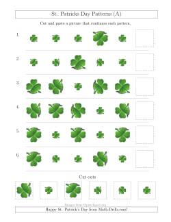 St. Patrick's Day Picture Patterns with Size and Rotation Attributes