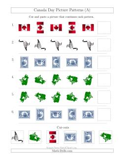 Canada Day Picture Patterns with Rotation Attribute Only