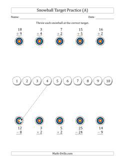 seasonal math worksheets