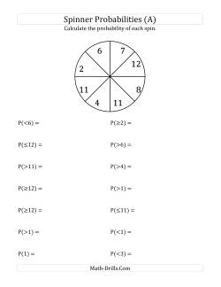 8 Section Spinner Probabilities