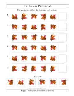 Thanksgiving Picture Patterns with Rotation Attribute Only