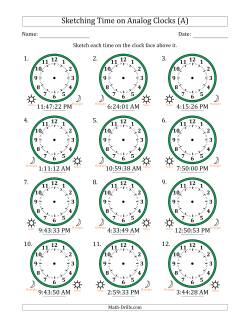 Time And Clock Worksheets