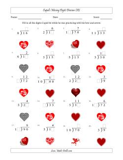 Cupid's Missing Digits Division (Easier Version)