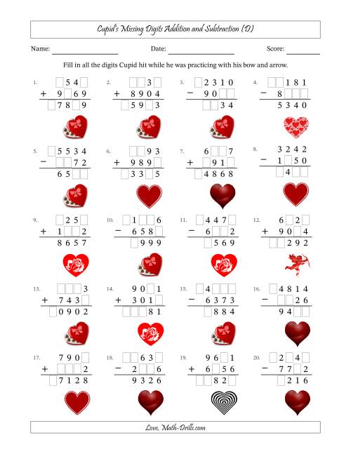 cupid-s-missing-digits-addition-and-subtraction-harder-version-d